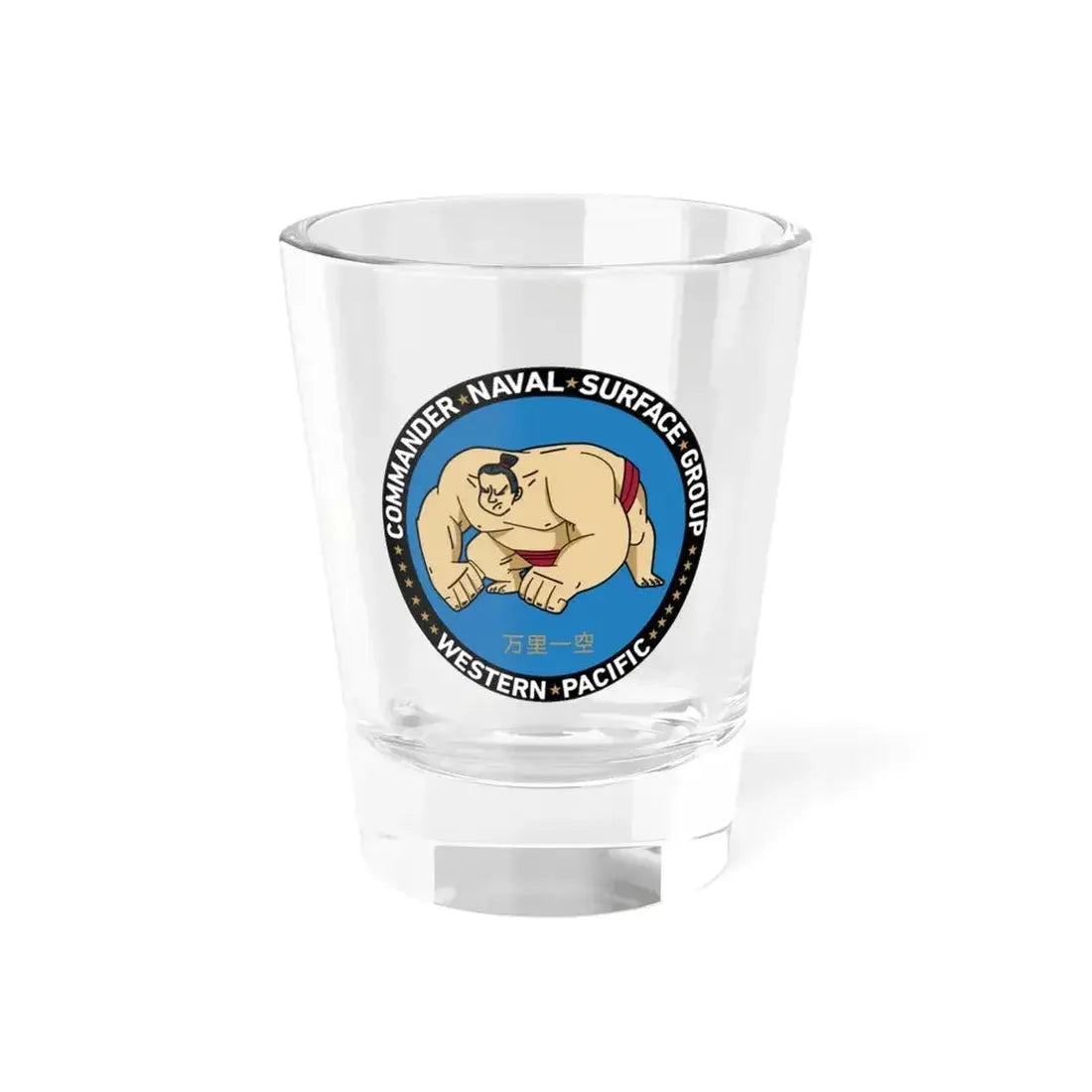 Commander Naval Surface Group West Pacific (U.S. Navy) Shot Glass 1.5oz 1.5oz - Go Mug Yourself