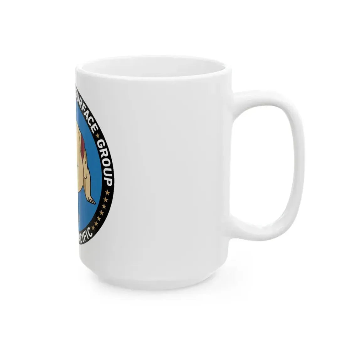 Commander Naval Surface Group West Pacific (U.S. Navy) White Coffee Mug - Go Mug Yourself