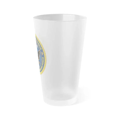 Commander Navy Reserve Force (U.S. Navy) Frosted Pint Glass 16oz - Go Mug Yourself
