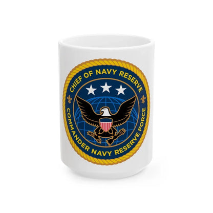 Commander Navy Reserve Force (U.S. Navy) White Coffee Mug 15oz - Go Mug Yourself