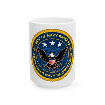 Commander Navy Reserve Force (U.S. Navy) White Coffee Mug 15oz - Go Mug Yourself