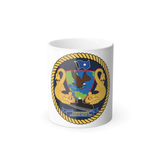 Commander Submarine Group Two (U.S. Navy) Color Changing Mug 11oz Default Title 11oz - Go Mug Yourself
