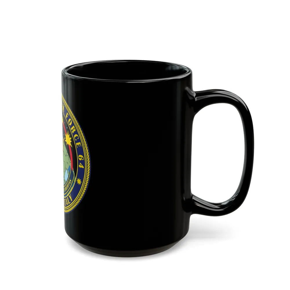 Commander Task Force 64 (U.S. Navy) Black Coffee Mug-Go Mug Yourself