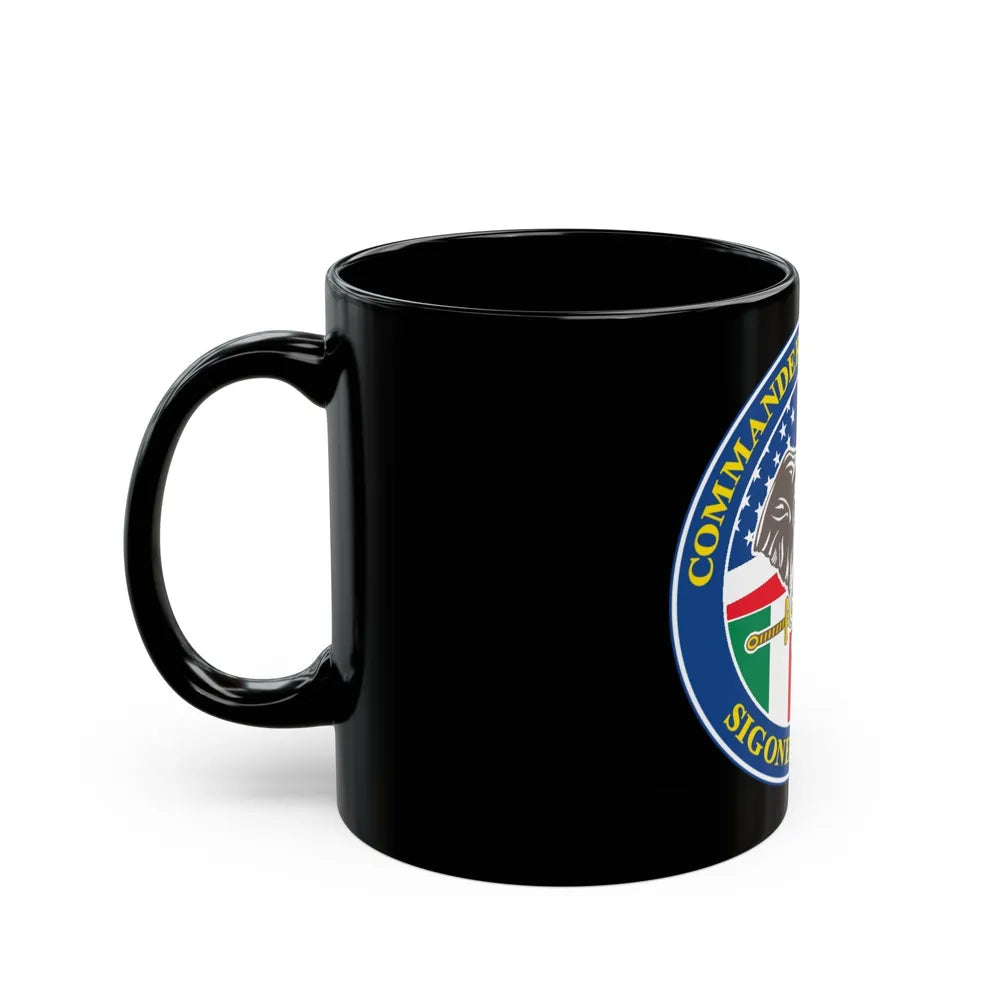 Commander Task Force 67 Sigonella Sicily CTF 67 (U.S. Navy) Black Coffee Mug-Go Mug Yourself