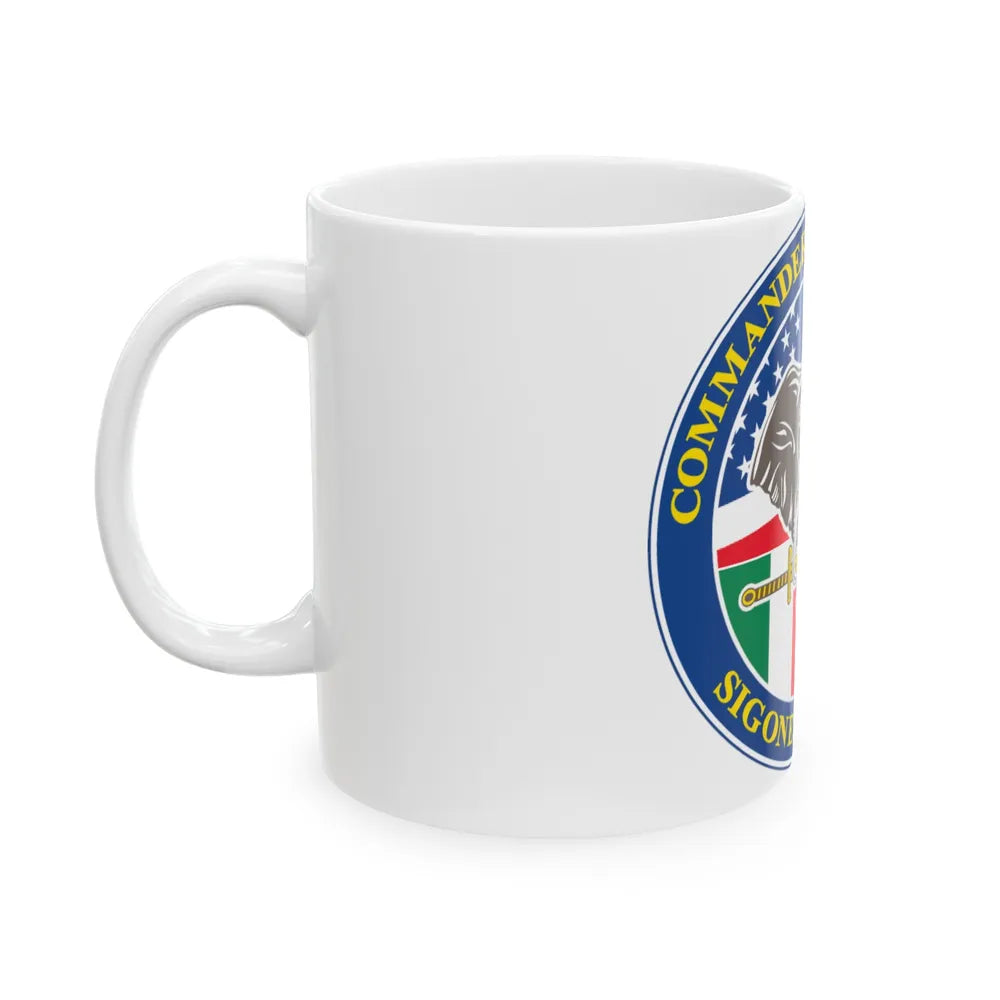 Commander Task Force 67 Sigonella Sicily CTF 67 (U.S. Navy) White Coffee Mug-Go Mug Yourself