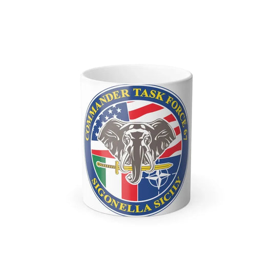 Commander Task Force 67 Sigonella Sicily CTF 67 (U.S. Navy) Color Changing Mug 11oz Default Title 11oz - Go Mug Yourself