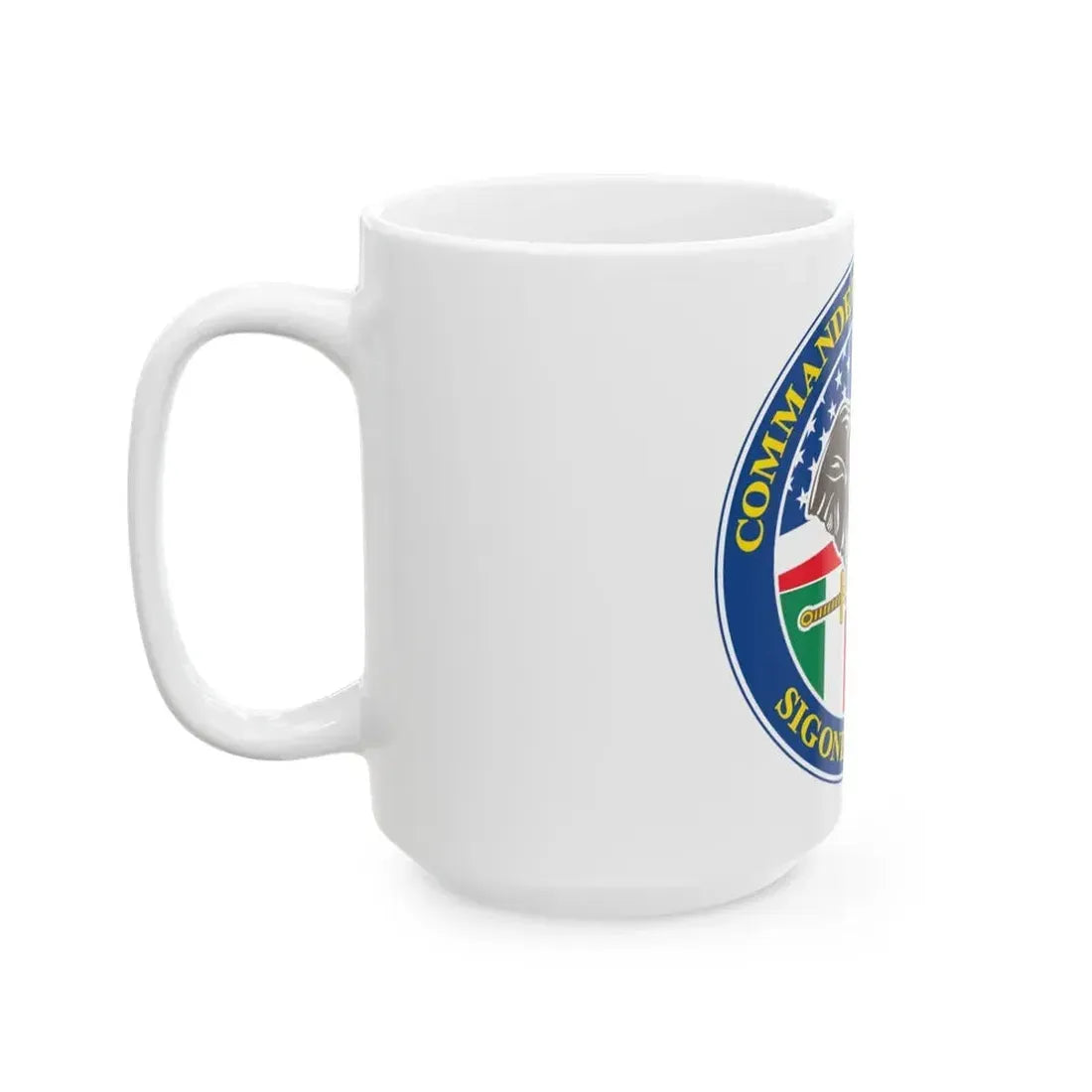 Commander Task Force 67 Sigonella Sicily CTF 67 (U.S. Navy) White Coffee Mug - Go Mug Yourself