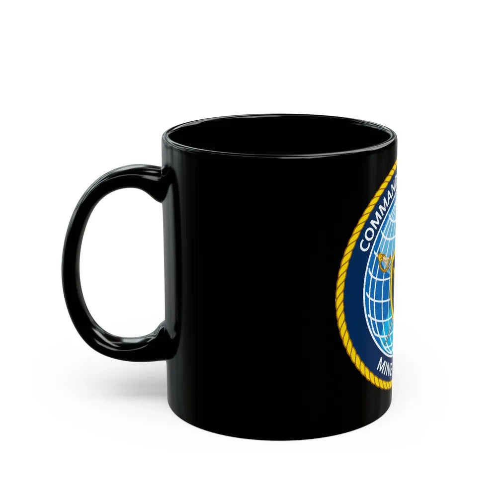 Commander Task Force Mine Warfare CTF MW (U.S. Navy) Black Coffee Mug-Go Mug Yourself