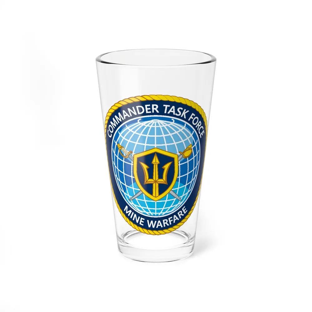 Commander Task Force Mine Warfare CTF MW (U.S. Navy) Pint Glass 16oz-16oz-Go Mug Yourself