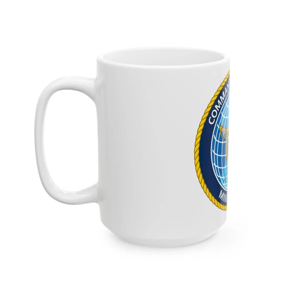 Commander Task Force Mine Warfare CTF MW (U.S. Navy) White Coffee Mug-Go Mug Yourself