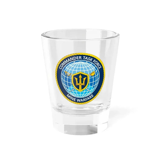 Commander Task Force Mine Warfare CTF MW (U.S. Navy) Shot Glass 1.5oz 1.5oz - Go Mug Yourself