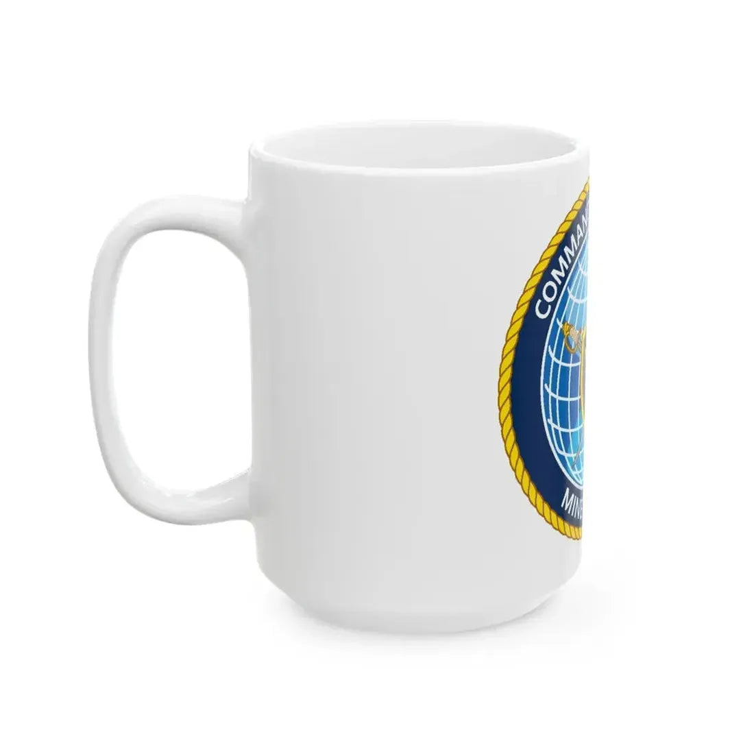 Commander Task Force Mine Warfare CTF MW (U.S. Navy) White Coffee Mug - Go Mug Yourself