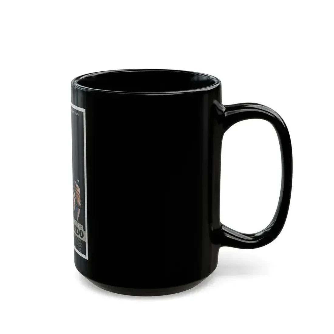 COMMANDO 1985 Movie Poster - Black Coffee Mug - Go Mug Yourself