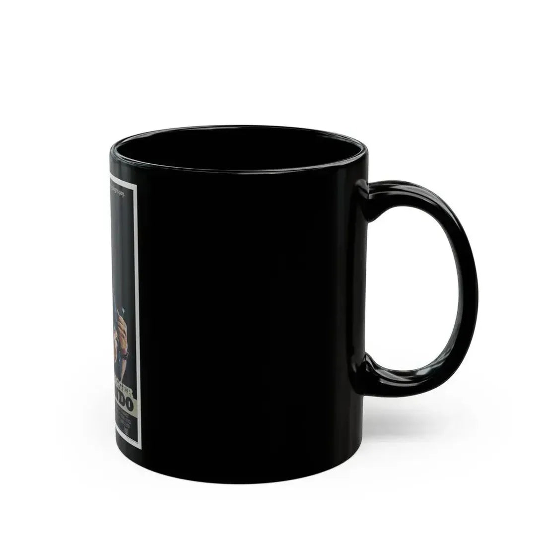 COMMANDO 1985 Movie Poster - Black Coffee Mug - Go Mug Yourself