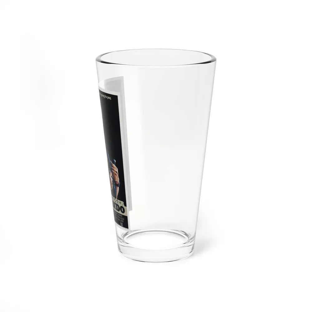 COMMANDO 1985 Movie Poster - Pint Glass 16oz-Go Mug Yourself