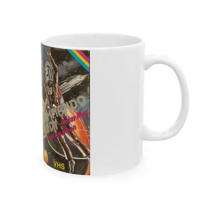 COMMANDO CODY RADAR MEN FROM THE MOON VOLUME 2 (VHS COVER) - White Coffee Mug - Go Mug Yourself