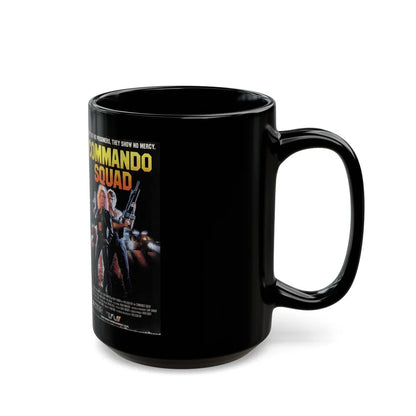 COMMANDO SQUAD (VHS COVER) - Black Coffee Mug-Go Mug Yourself