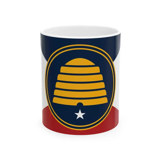 Commemorative Flag of Utah 2021 (United States) White Coffee Mug 11oz - Go Mug Yourself