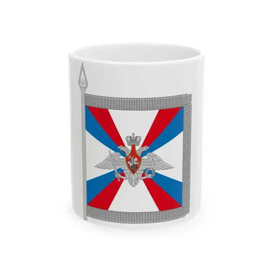 Commendation badge of the Commander in chief of the Land Forces of RF (Russia) White Coffee Mug 11oz - Go Mug Yourself