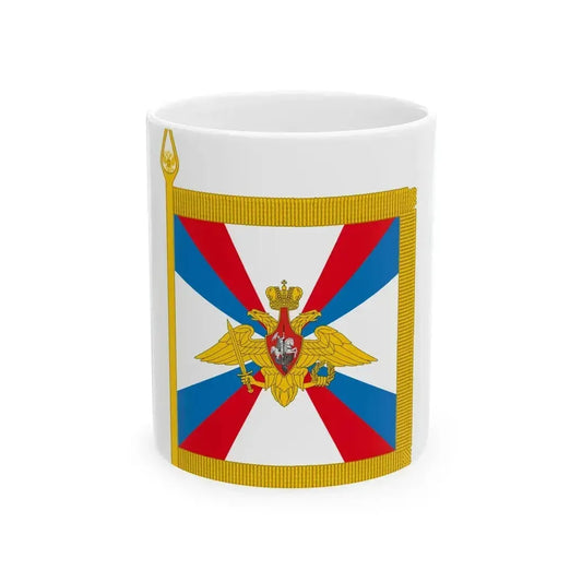 Commendation badge of the Minister of Defence of RF (Russia) White Coffee Mug 11oz - Go Mug Yourself