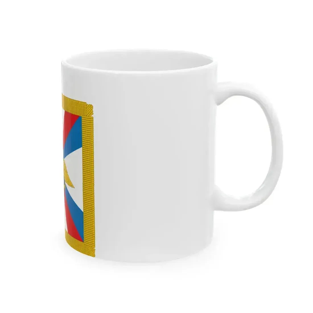 Commendation badge of the Minister of Defence of RF (Russia) White Coffee Mug - Go Mug Yourself