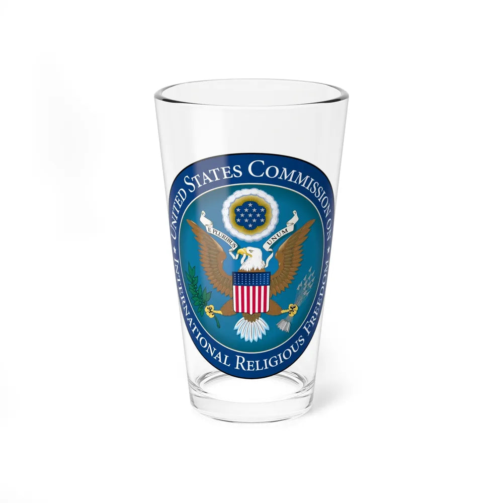 Commission on International Religious Freedom - Pint Glass 16oz-16oz-Go Mug Yourself