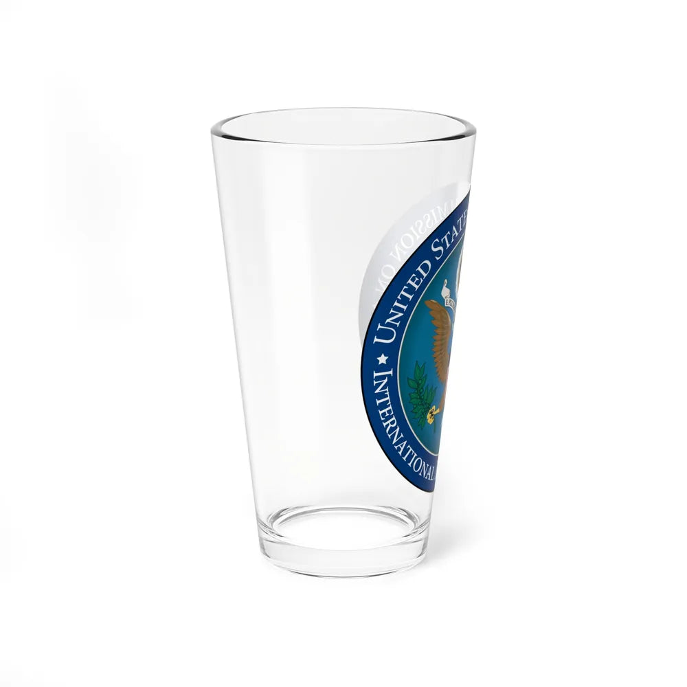 Commission on International Religious Freedom - Pint Glass 16oz-Go Mug Yourself