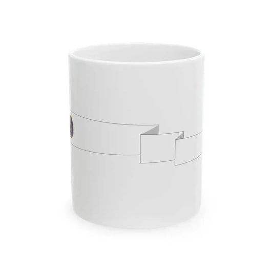 Commissioning pennant of India (India) White Coffee Mug 11oz - Go Mug Yourself