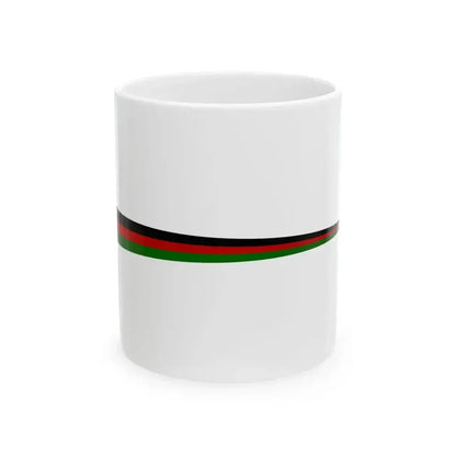 Commissioning pennant of Kenya (Kenya) White Coffee Mug 11oz - Go Mug Yourself