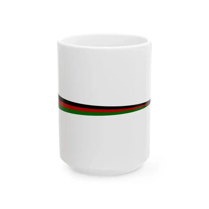 Commissioning pennant of Kenya (Kenya) White Coffee Mug 15oz - Go Mug Yourself