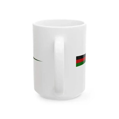 Commissioning pennant of Kenya (Kenya) White Coffee Mug - Go Mug Yourself