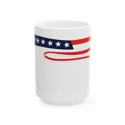 Commissioning Pennant (United States) White Coffee Mug 15oz - Go Mug Yourself
