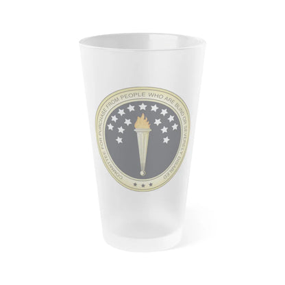 Committee for Purchase From People Who Are Blind or Severely Disabled CPPBSD - Frosted Pint Glass 16oz-16oz-Frosted-Go Mug Yourself