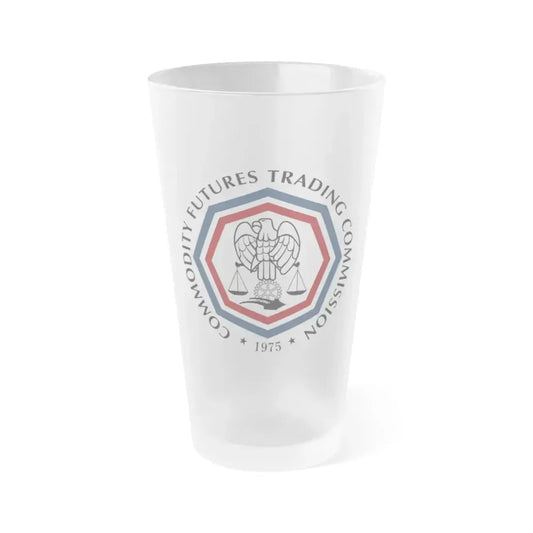 Commodity Futures Trading Commission - Frosted Pint Glass 16oz 16oz Frosted - Go Mug Yourself