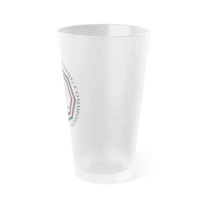 Commodity Futures Trading Commission - Frosted Pint Glass 16oz - Go Mug Yourself