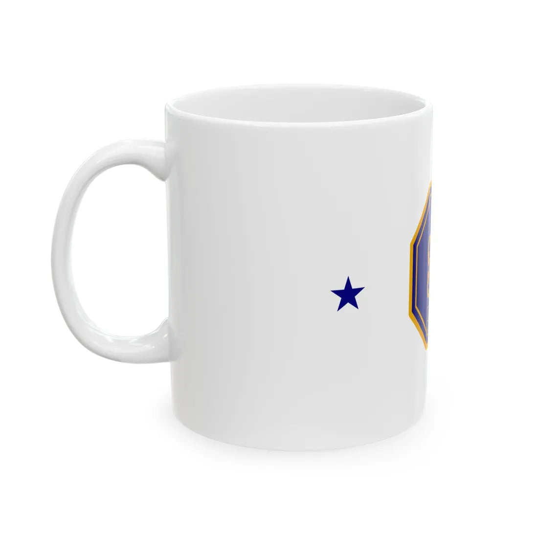 Commodore ensign of Indian Navy (India) White Coffee Mug - Go Mug Yourself