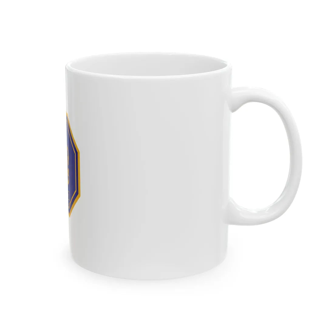 Commodore ensign of Indian Navy (India) White Coffee Mug - Go Mug Yourself