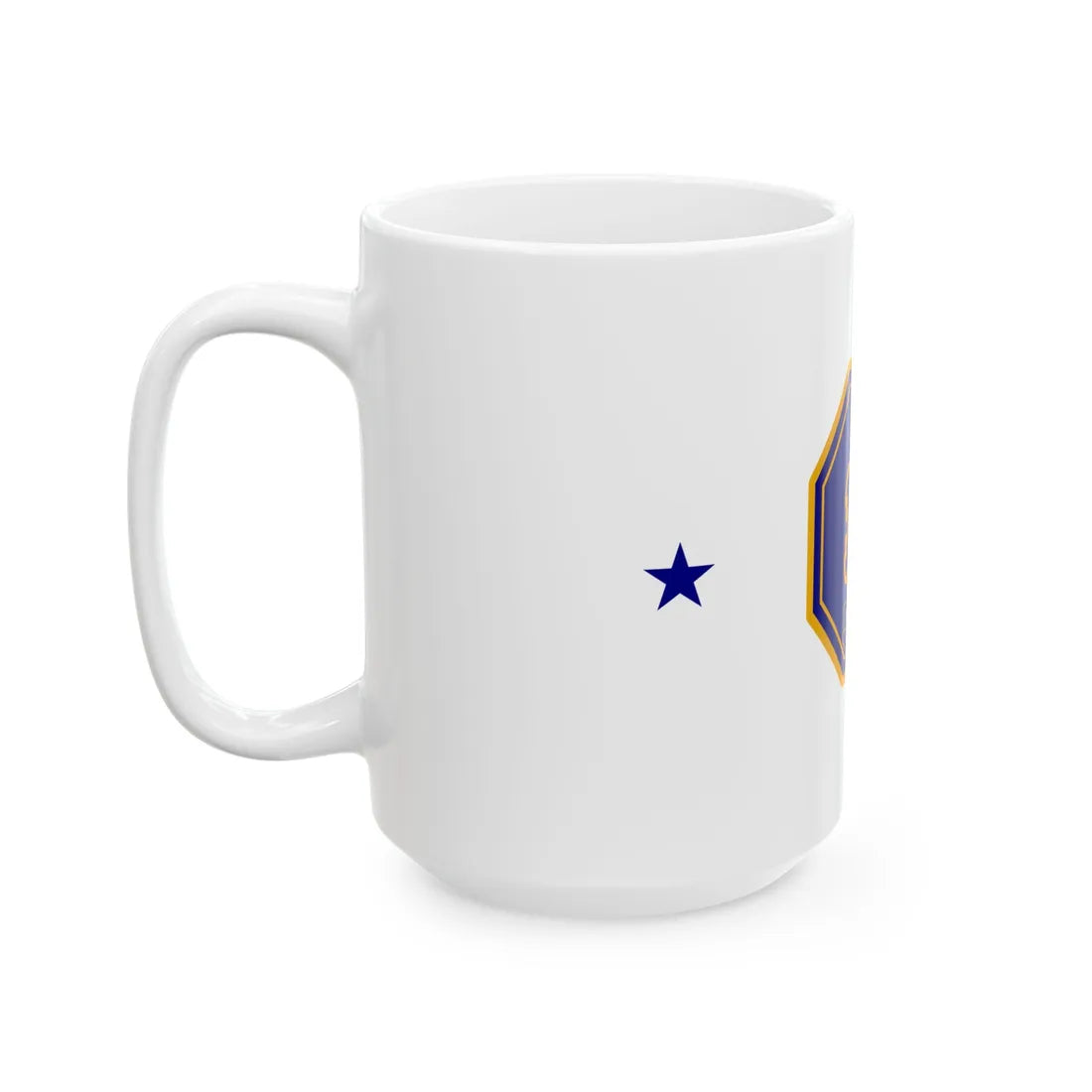 Commodore ensign of Indian Navy (India) White Coffee Mug - Go Mug Yourself