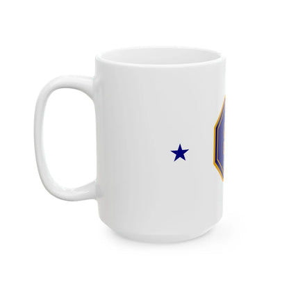 Commodore ensign of Indian Navy (India) White Coffee Mug - Go Mug Yourself