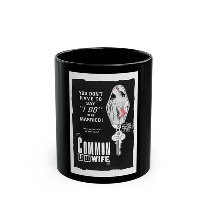 COMMON LAW WIFE 1961 Movie Poster - Black Coffee Mug 11oz - Go Mug Yourself