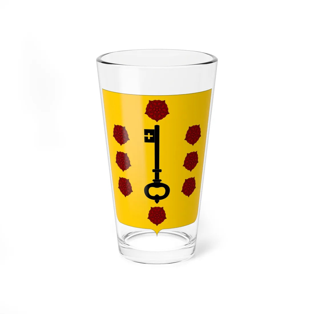 CommunesBelgique-Comines (Belgium) (Coat of Arms) Pint Glass 16oz 16oz - Go Mug Yourself