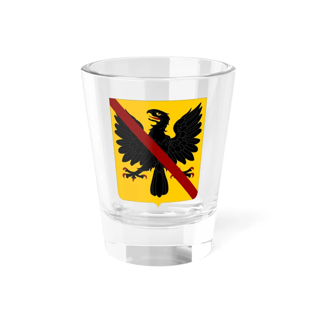 CommunesBelgique-Fontaine-l-Eveque (Belgium) (Coat of Arms) Shot Glass 1.5oz 1.5oz - Go Mug Yourself