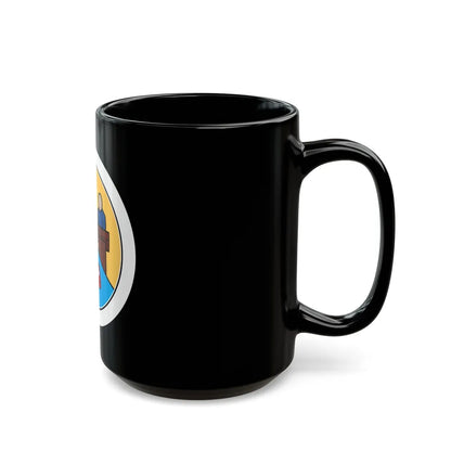 Communications (Boy Scout Merit Badge) Black Coffee Mug-Go Mug Yourself