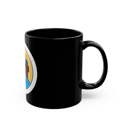 Communications (Boy Scout Merit Badge) Black Coffee Mug-Go Mug Yourself