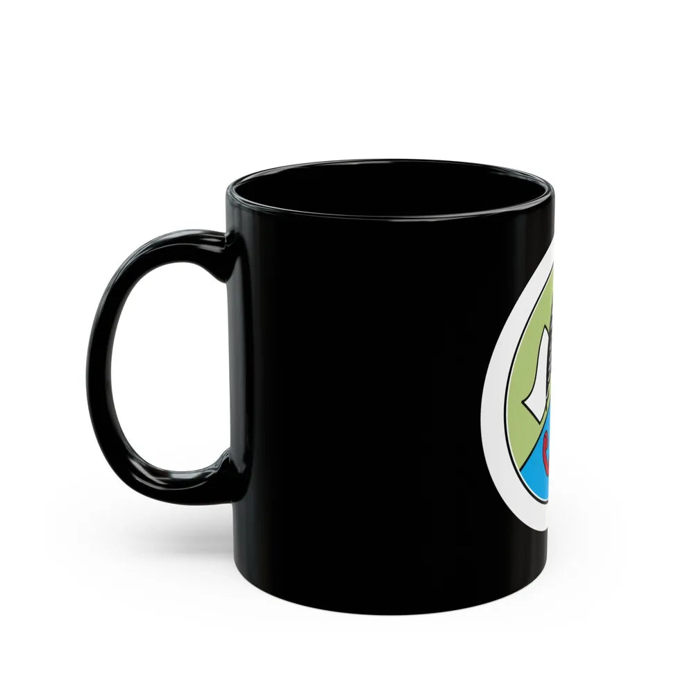 Communications (Boy Scout Merit Badge) Black Coffee Mug-Go Mug Yourself