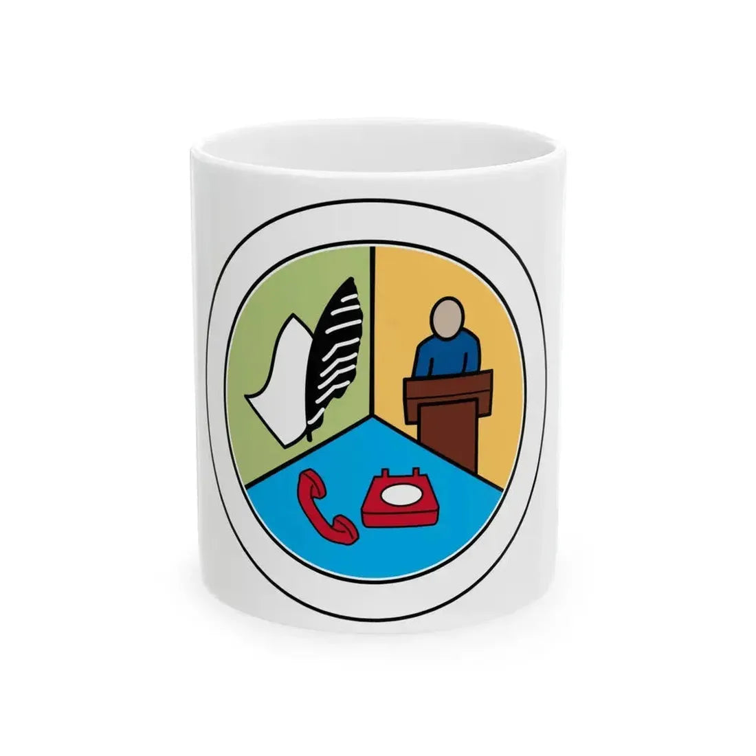 Communications (Boy Scout Merit Badge) White Coffee Mug 11oz - Go Mug Yourself