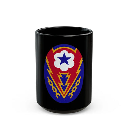 Communications Zone Personnel Europe (U.S. Army) Black Coffee Mug-15oz-Go Mug Yourself