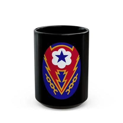 Communications Zone Personnel Europe (U.S. Army) Black Coffee Mug 15oz - Go Mug Yourself