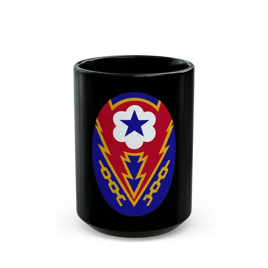 Communications Zone Personnel Europe (U.S. Army) Black Coffee Mug 15oz - Go Mug Yourself