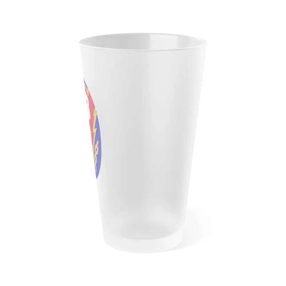 Communications Zone Personnel Europe (U.S. Army) Frosted Pint Glass 16oz - Go Mug Yourself